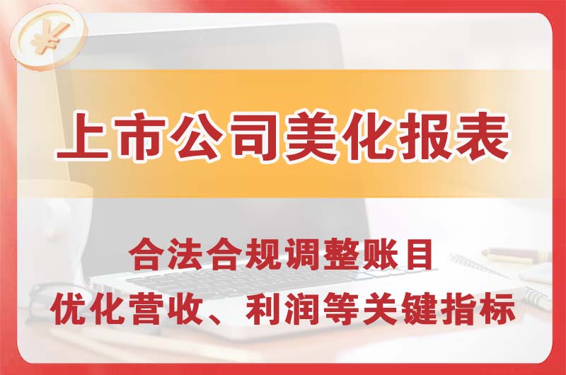 嘉定上市公司美化报表